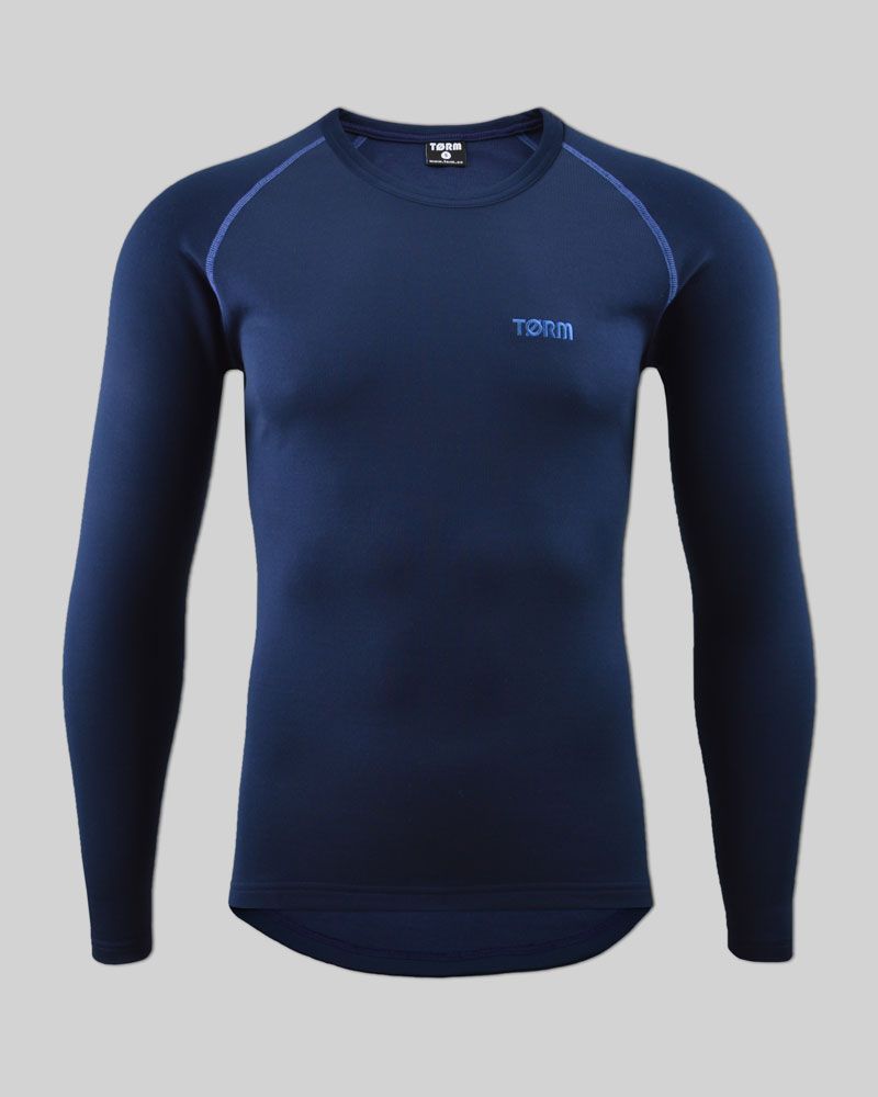 New LS Merino Baselayer - Navy