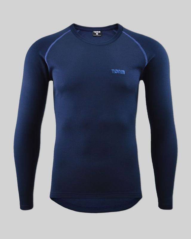 New LS Merino Baselayer - Navy