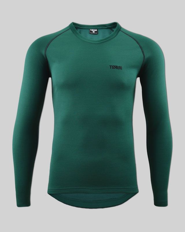 New LS Merino Baselayer - Green