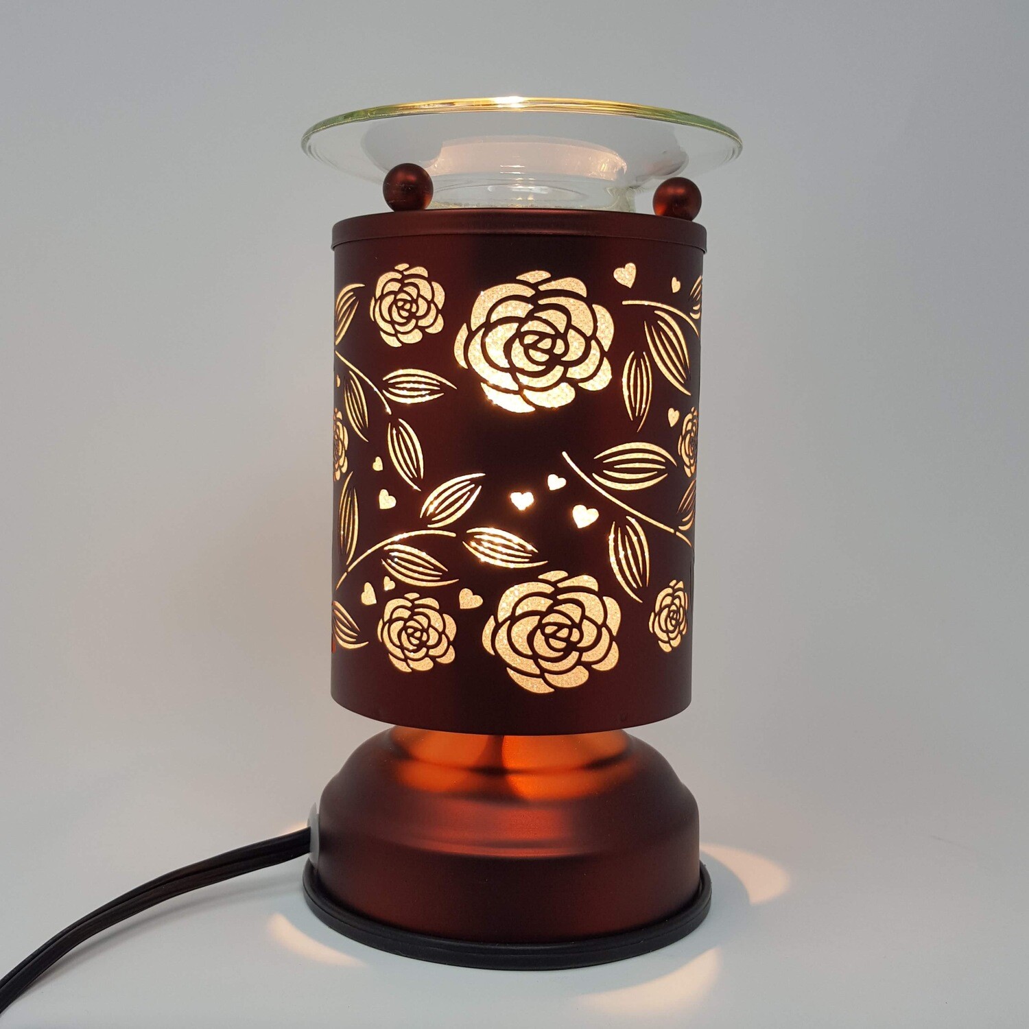 ROSES COPPER TOUCH LAMP