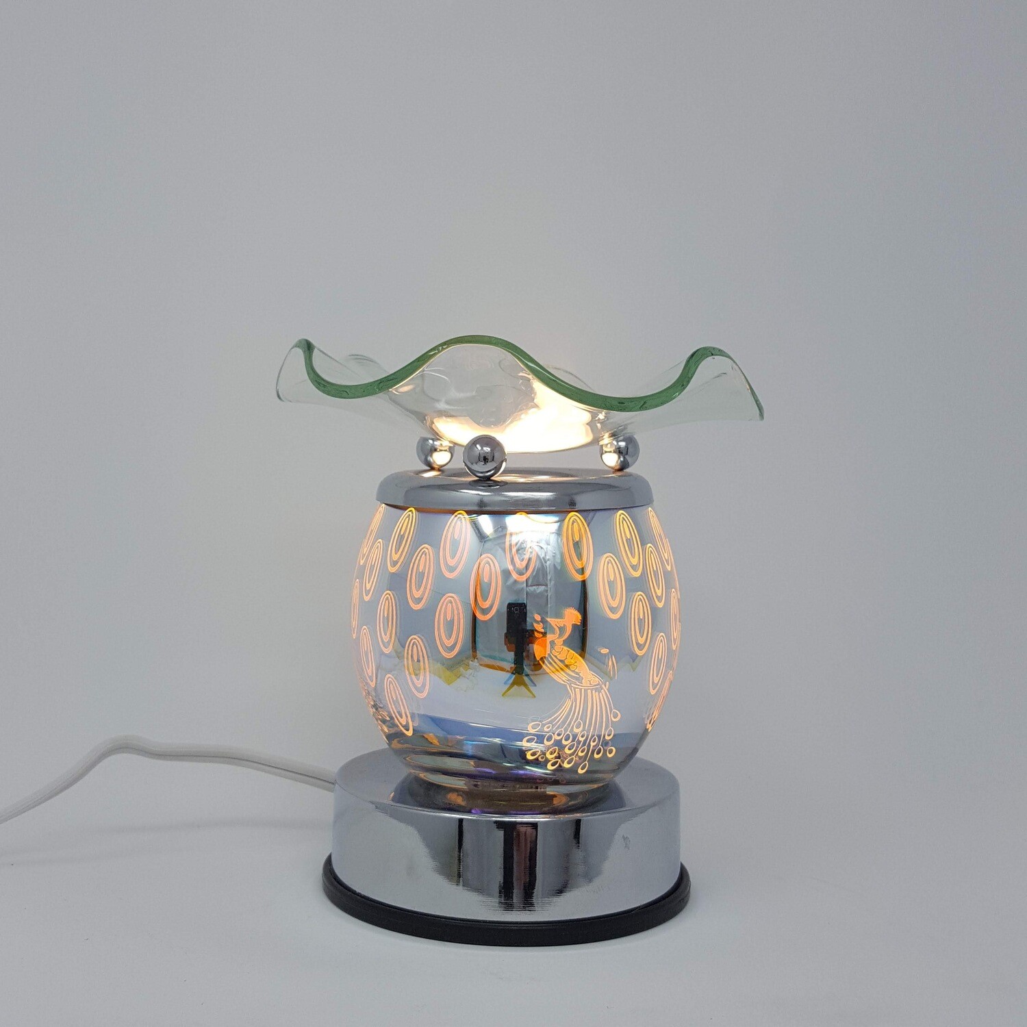 PEACOCK 3D EFFECT TOUCH LAMP