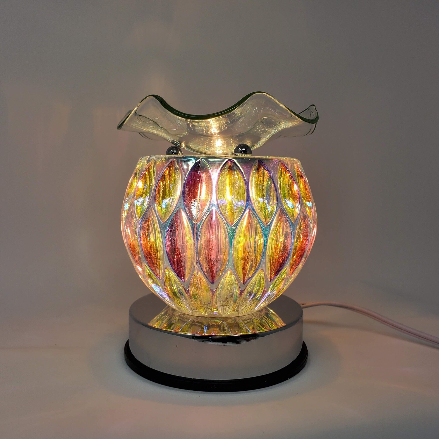 IRIDESCENT OVALS TOUCH LAMP