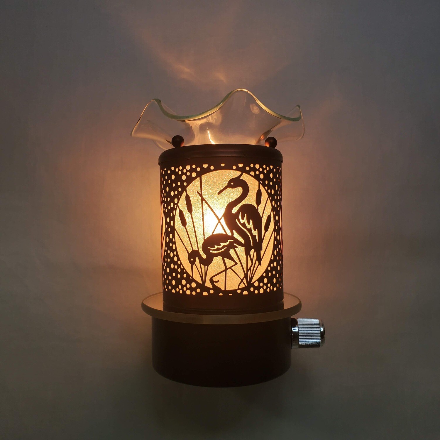COPPER BIRDS PLUG-IN LAMP
