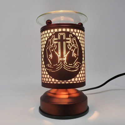 PRAYING HANDS COPPER TOUCH LAMP