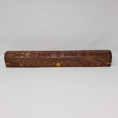 JUMBO CELESTIAL WOODEN COFFIN