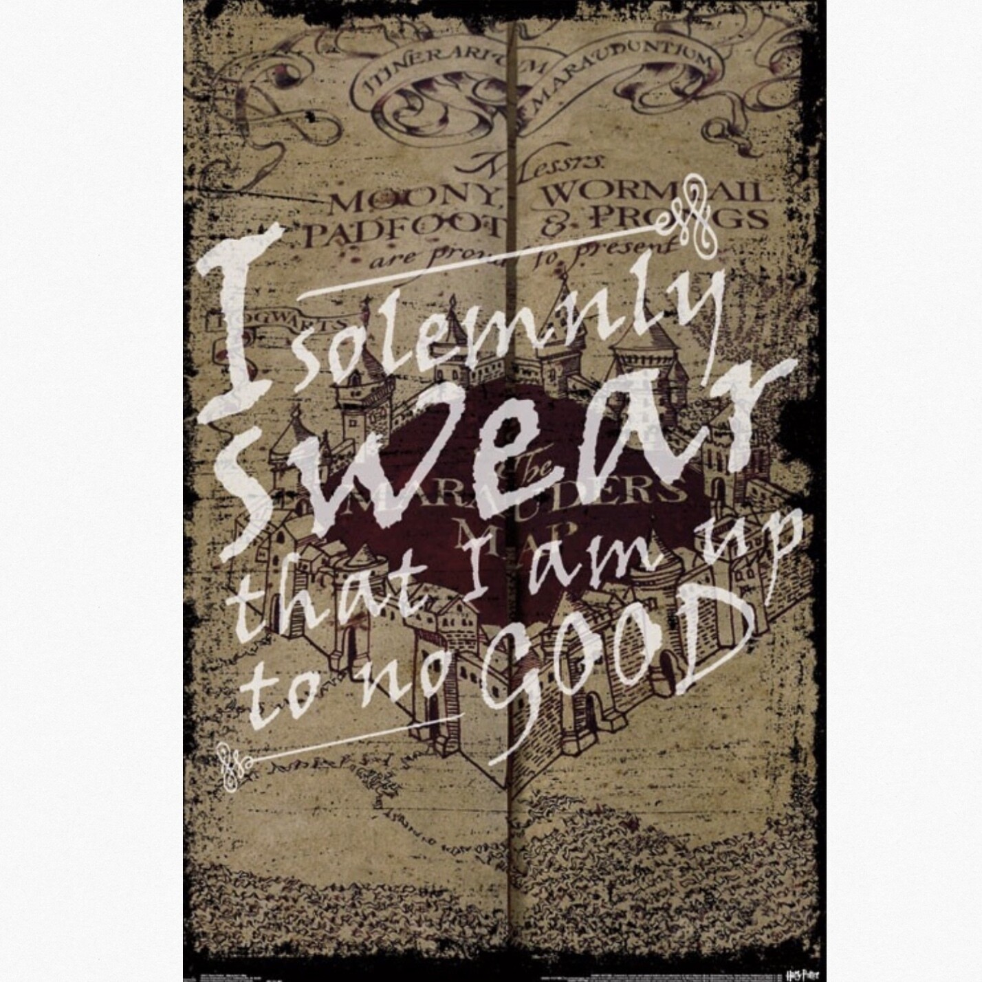 HARRY POTTER SWEAR POSTER