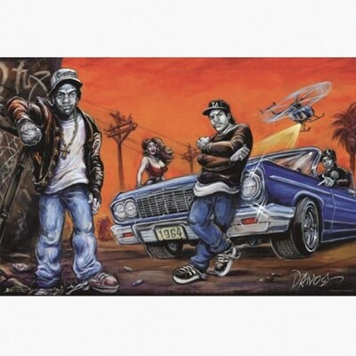 COMPTON ART BY DANO POSTER