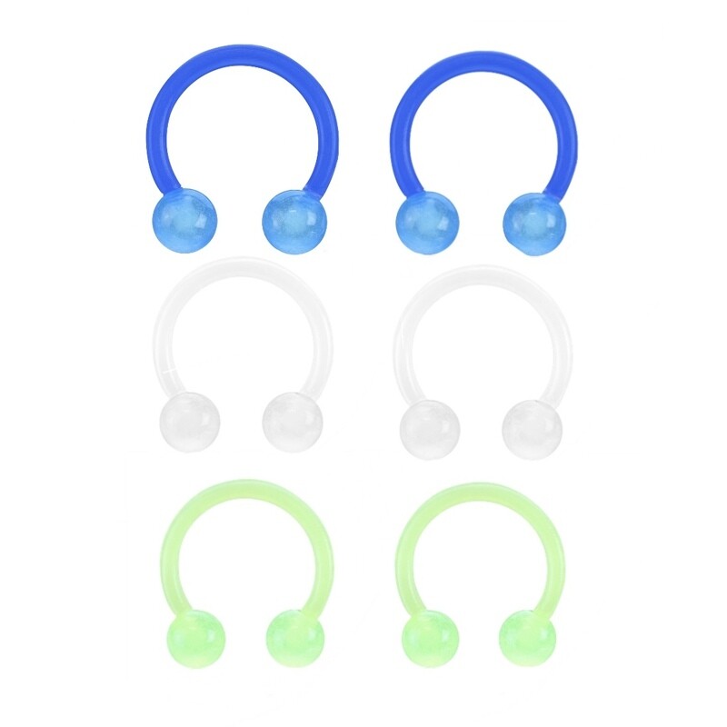 4PK GLOW ACR HORSE 16G 3/8"