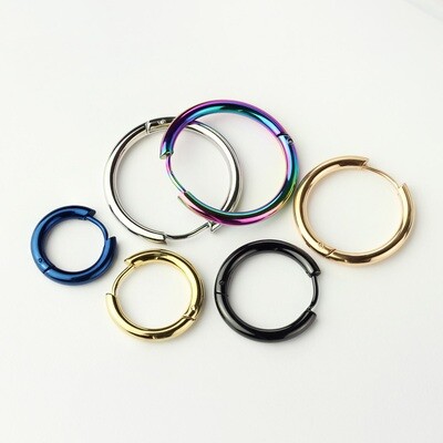 HINGE HOOP EARRINGS