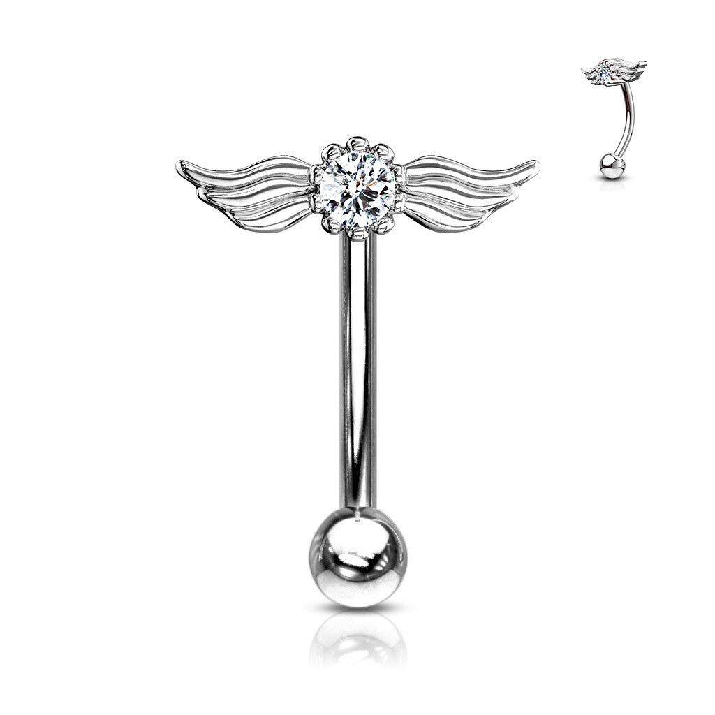 ANGEL WING EYE CURVE 16G 5/16&quot; 