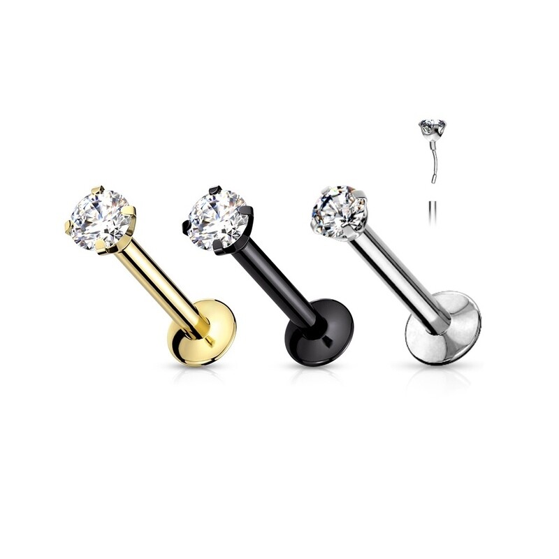 3PK CZ POP-IN NOSE 3MM