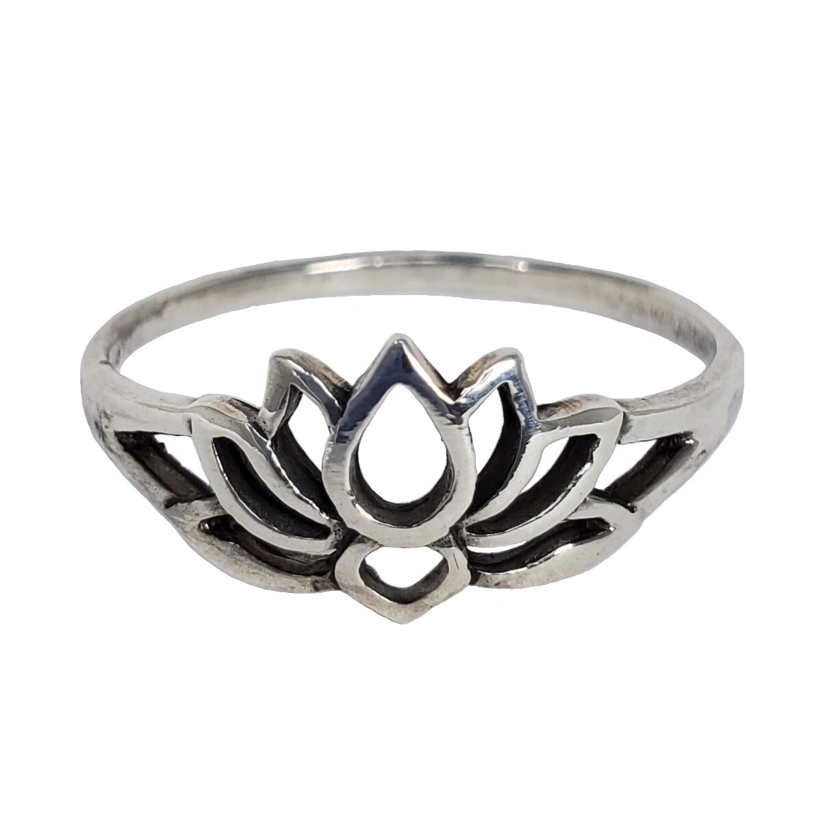 925 LOTUS SILHOUETTE RING