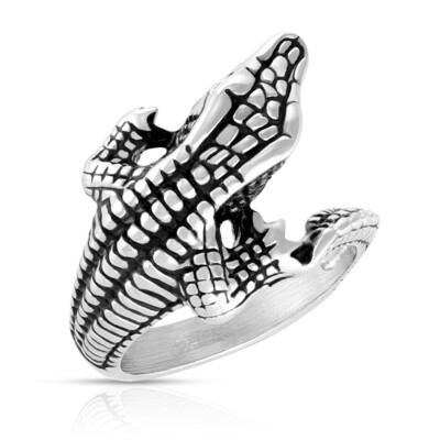 316L ALLIGATOR WRAP RING