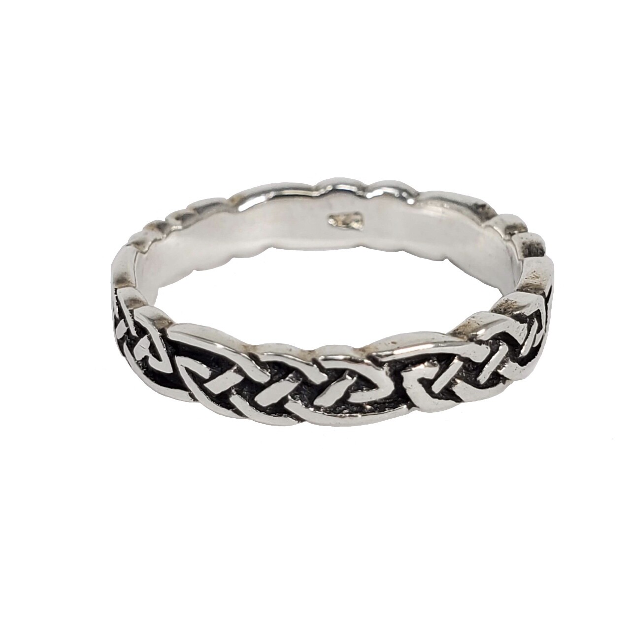 925 THIN CELTIC WEAVE RING