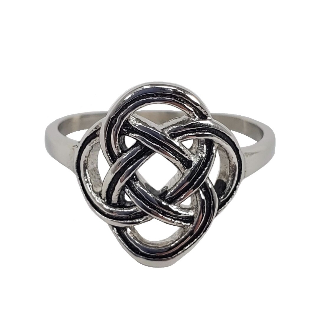 316L CELTIC LG WOVEN KNOT RING
