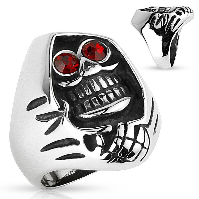 316L GRIM REAPER RING 