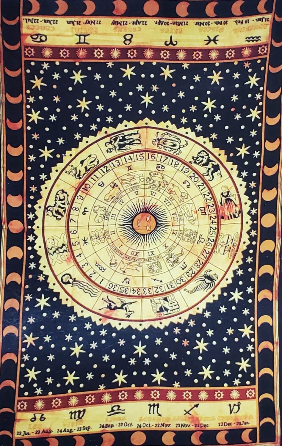 ZODIAC HOROSCOPE TAPESTRY