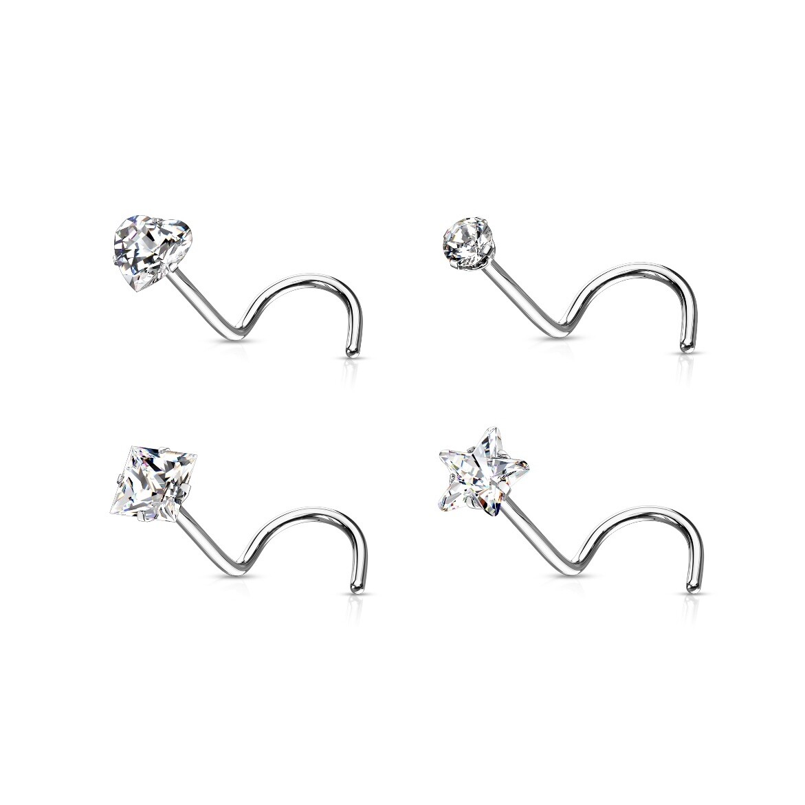 4PK LG CL GEM SCREWS 316L
