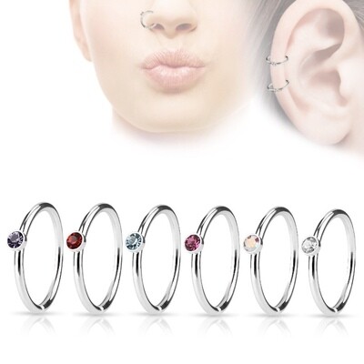 6PK SIDE GEM LOOPS 20G 5/16"
