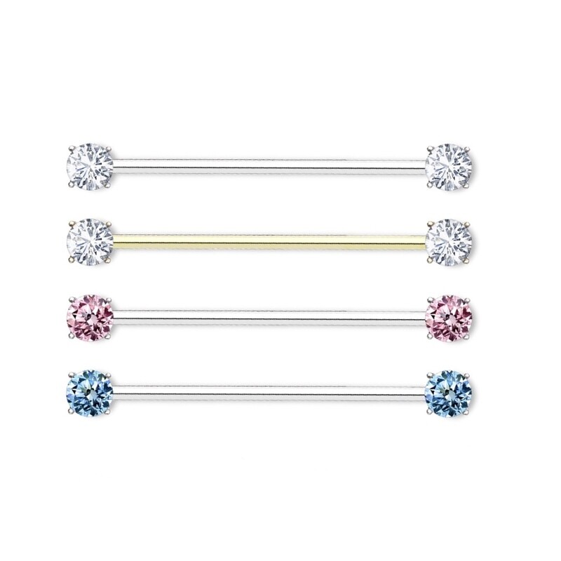 14G CZ ENDS 1&amp;1/2" BAR