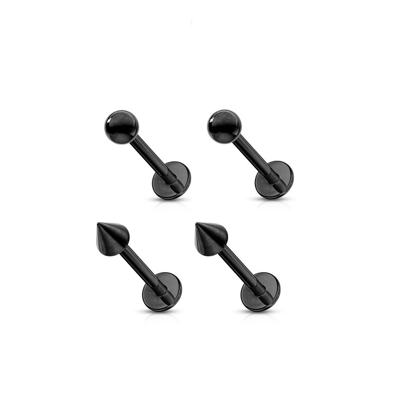 4PK BLACK BALL/SPIKE LAB 16G 5/16"