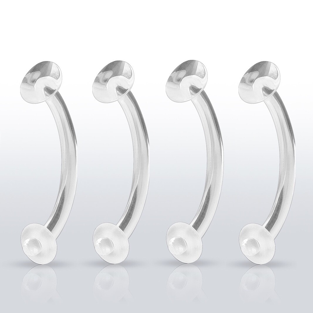 4PK EYEBROW RETAINER 16G