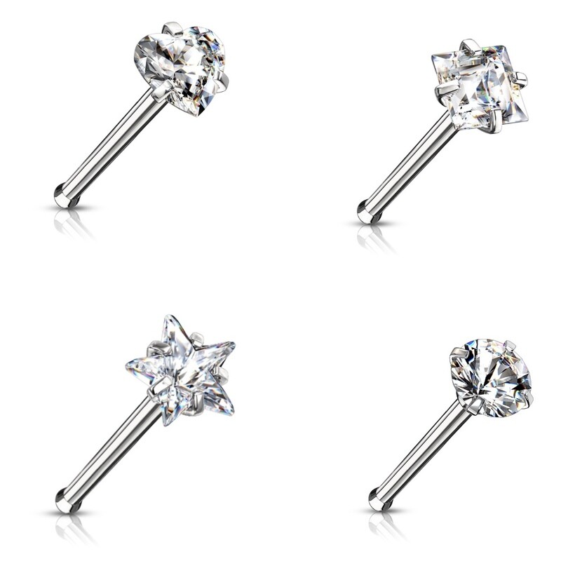 4PK LG CL GEM BONES 316L
