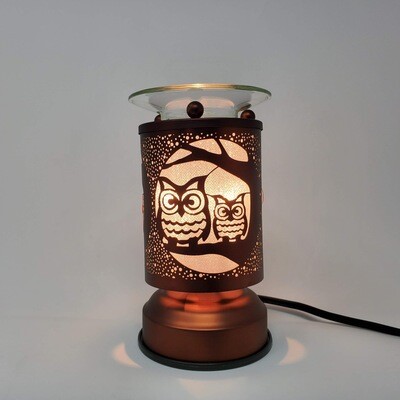 OWLS COPPER TOUCH LAMP