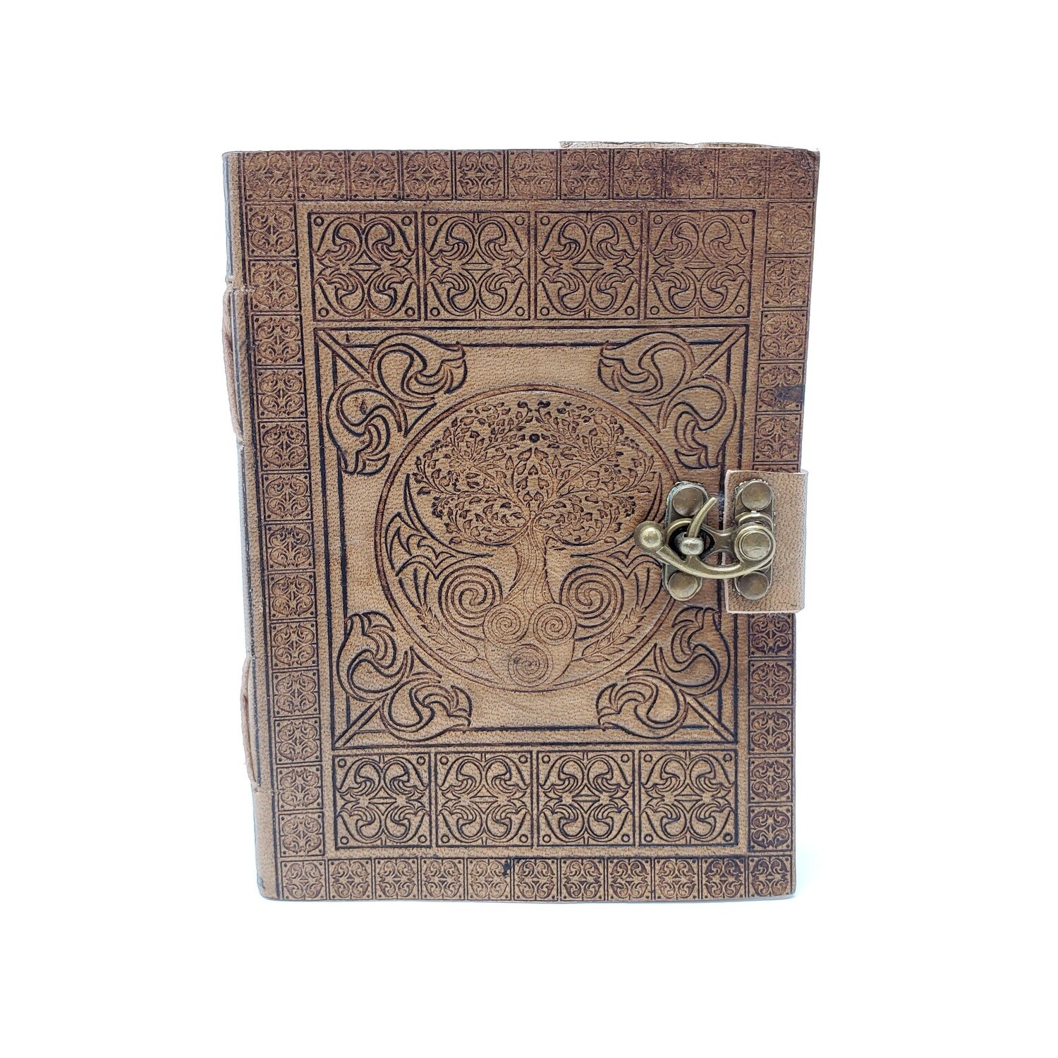 TREE OF LIFE LEATHER LATCH JOURNAL