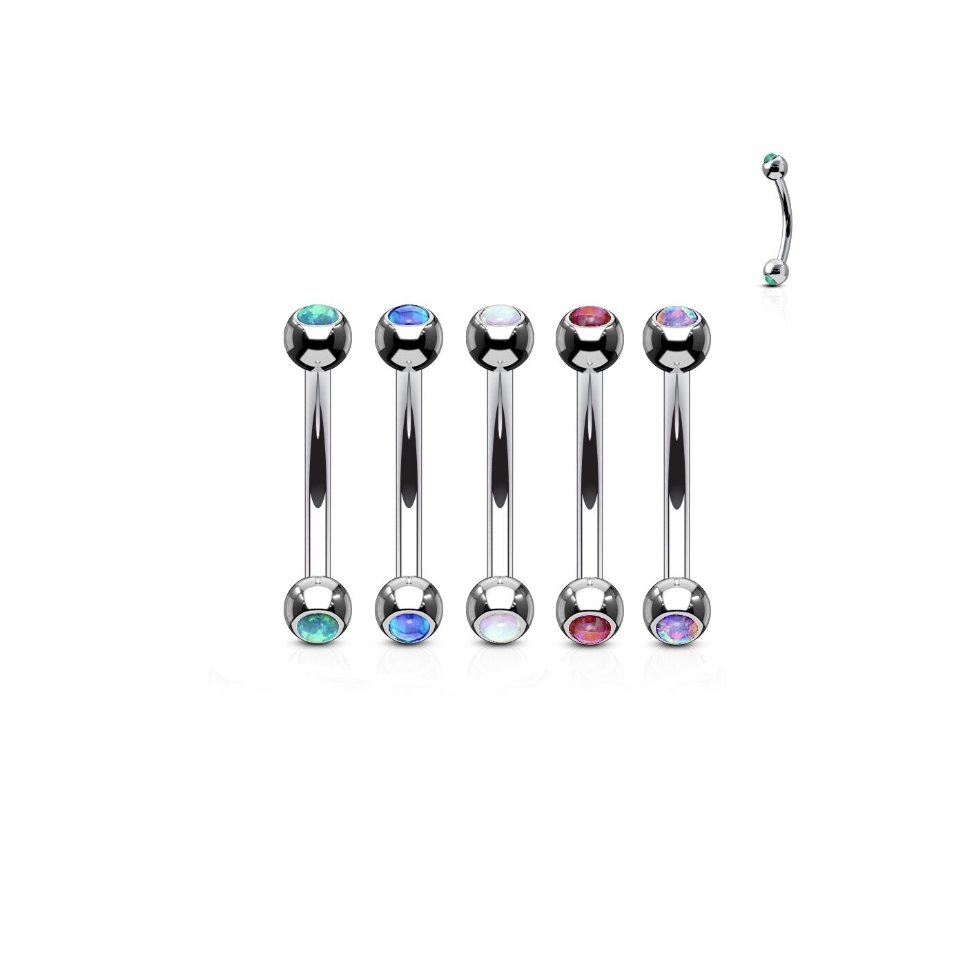 OPAL SS BALL EYE 16G 5/16&quot;
