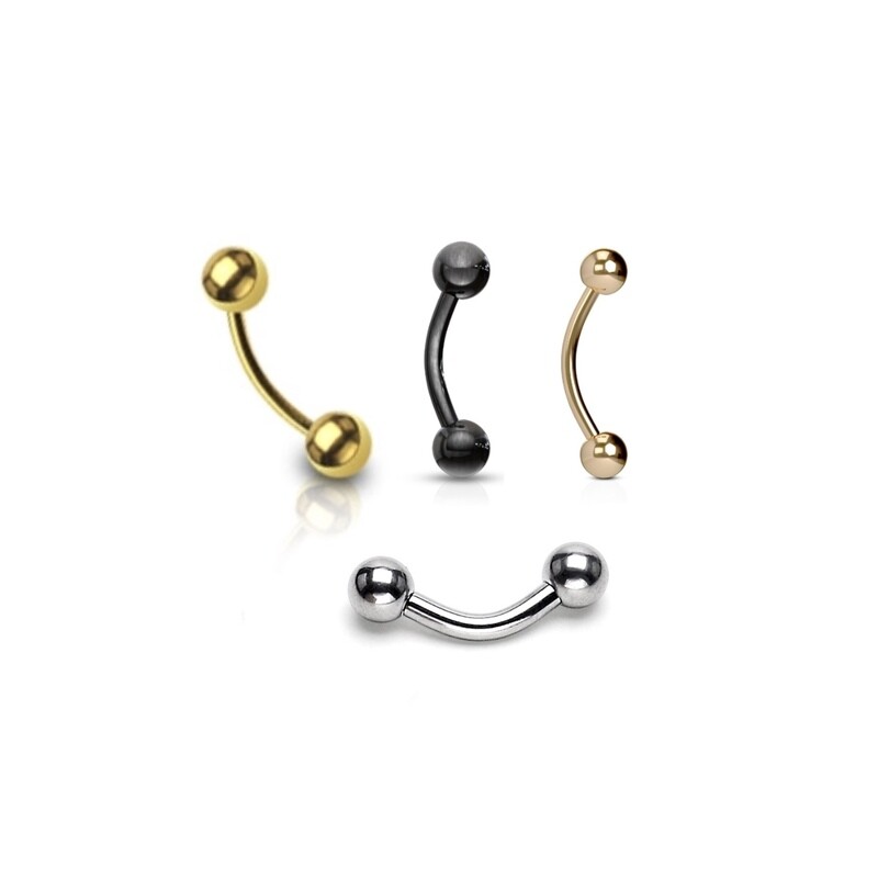 5PK NATURALS EYEBROW 16G 5/16"