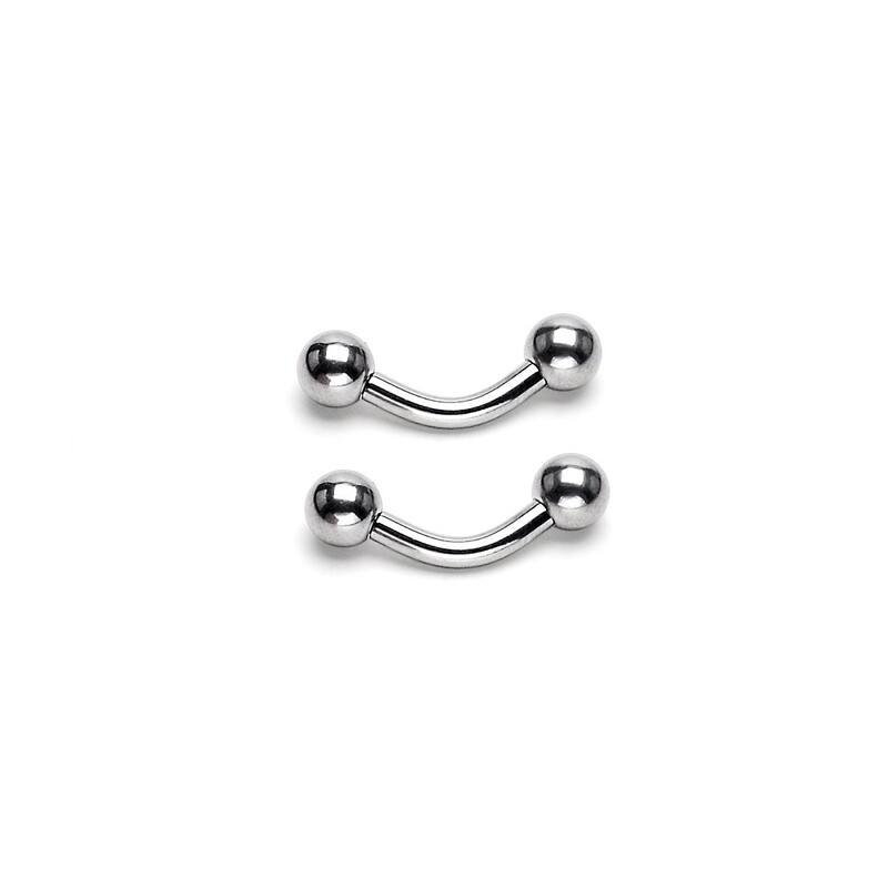 2PK SHORT CURVES 14G 1/4"