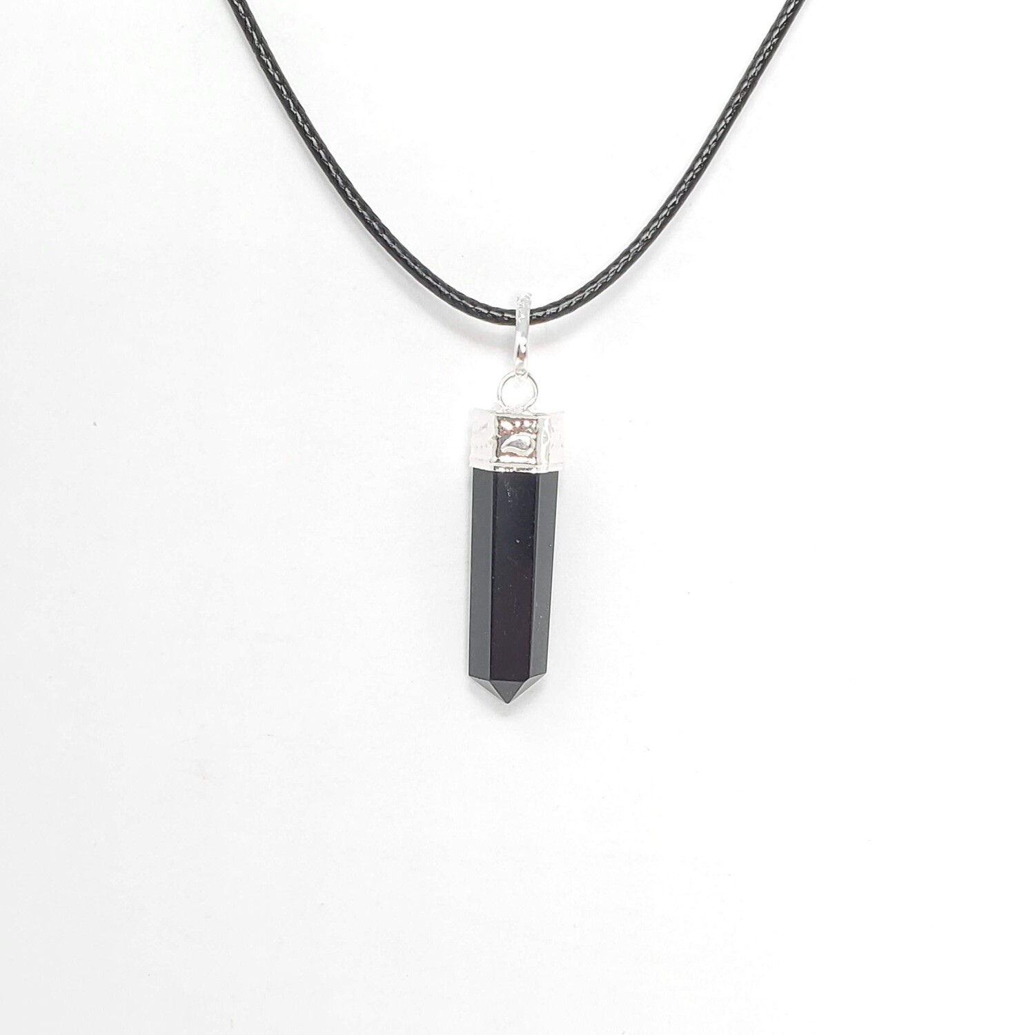 OBSIDIAN PENCIL NECKLACE