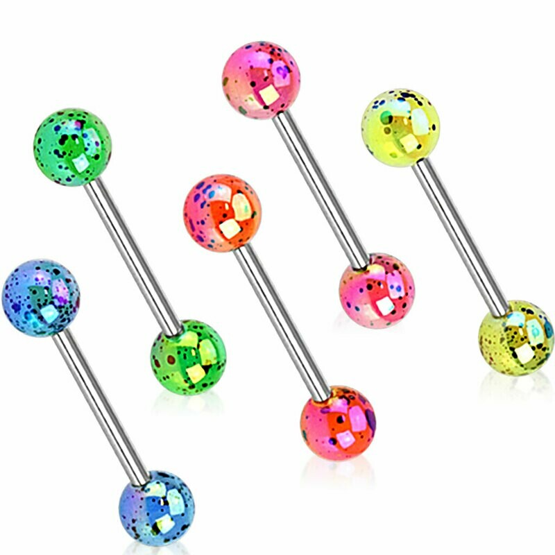 5PK AB SPLASH TONGUE 14G 5/8"