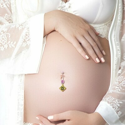 PREGNANCY NAVEL 14G 1"