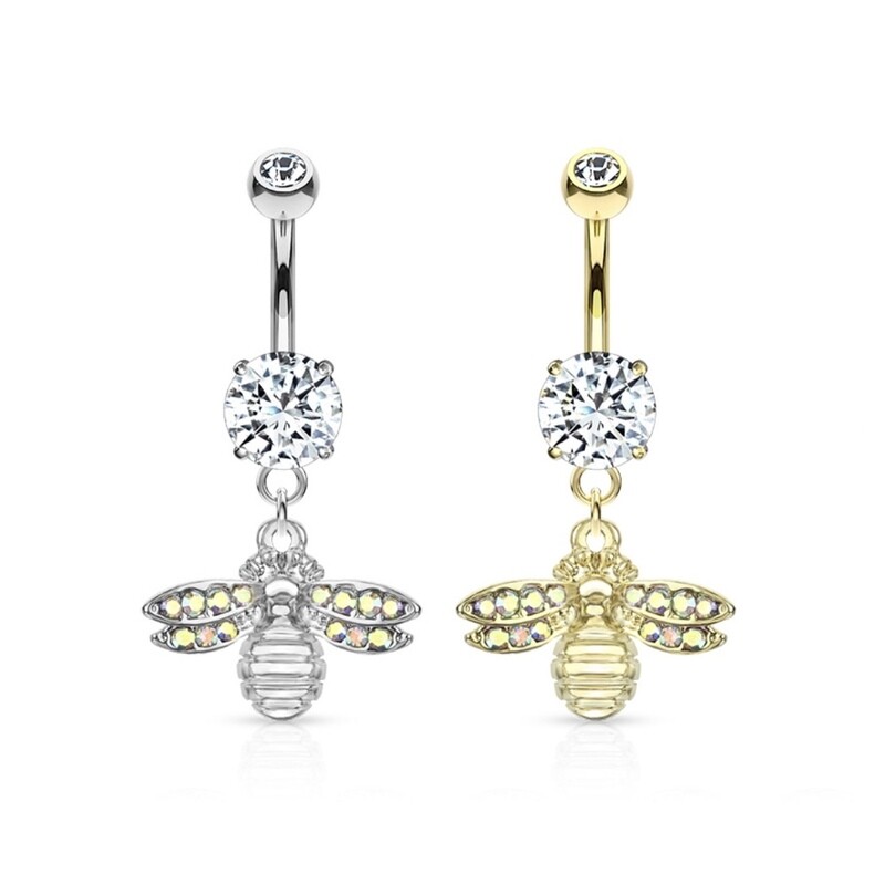 BEE AB NAVEL 14G 3/8"