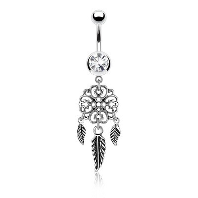 FILIGREE DREAMCATCHER DANGLE 14G 3/8&quot;