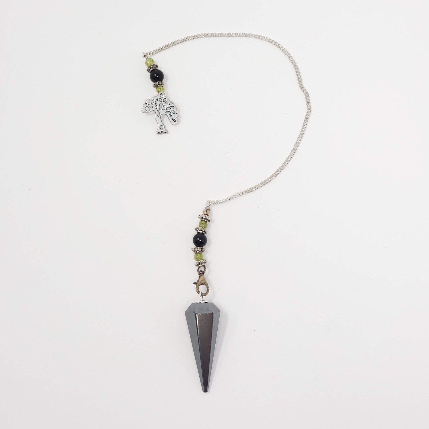HEMATITE TREE PENDULUM