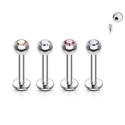 5PK LT GEMBALL LAB 16G 3/8&quot;