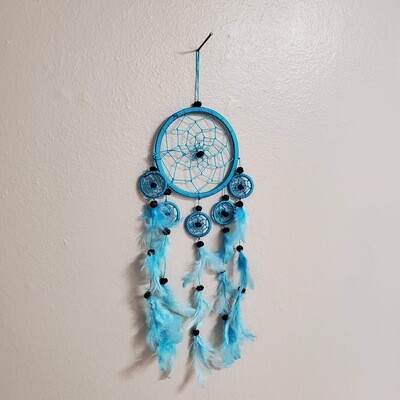 SKY BLUE DREAMCATCHER 4.5"