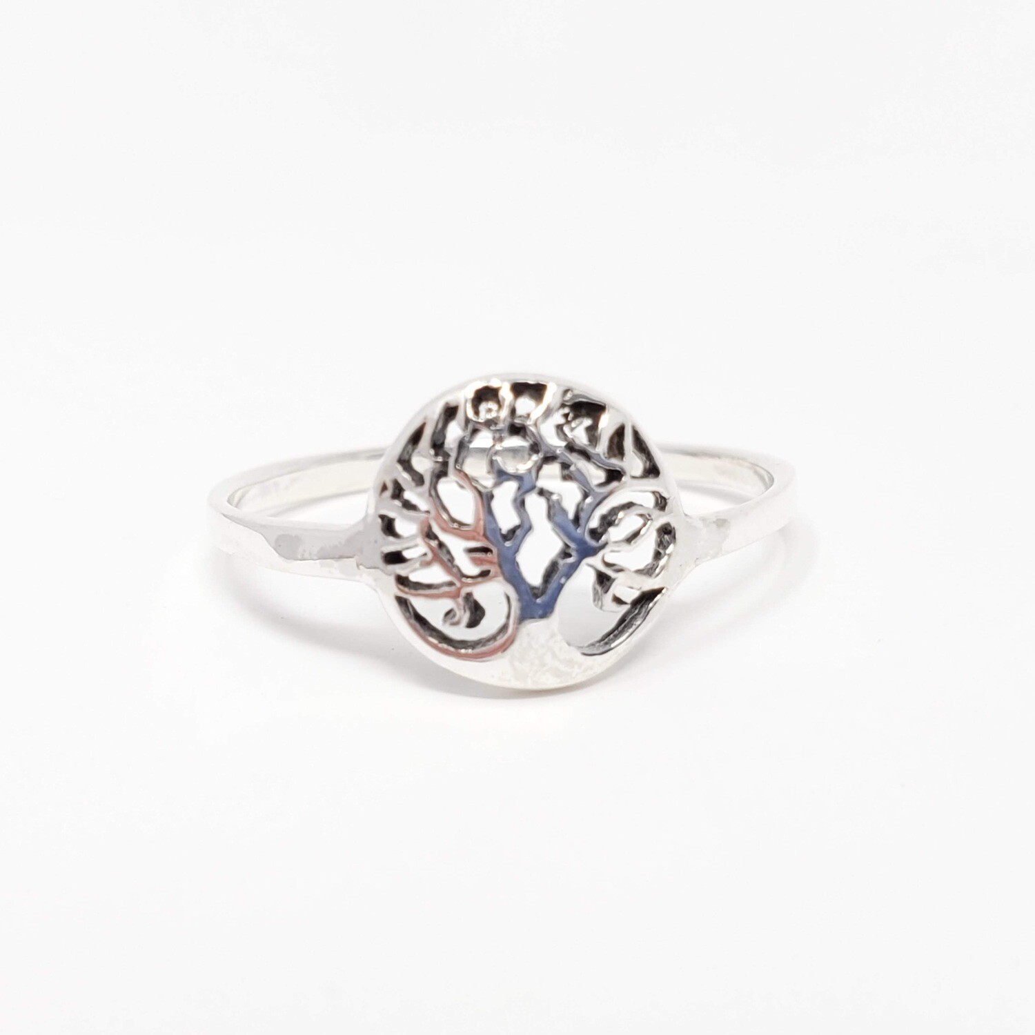 925 SM RND TREE OF LIFE RING 