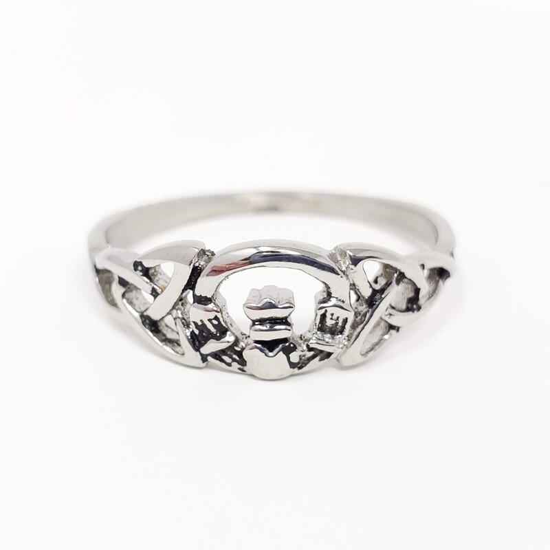 316L CLADDAGH CELTIC RING