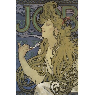 MUCHA JOB ROLLING PAPERS POSTER