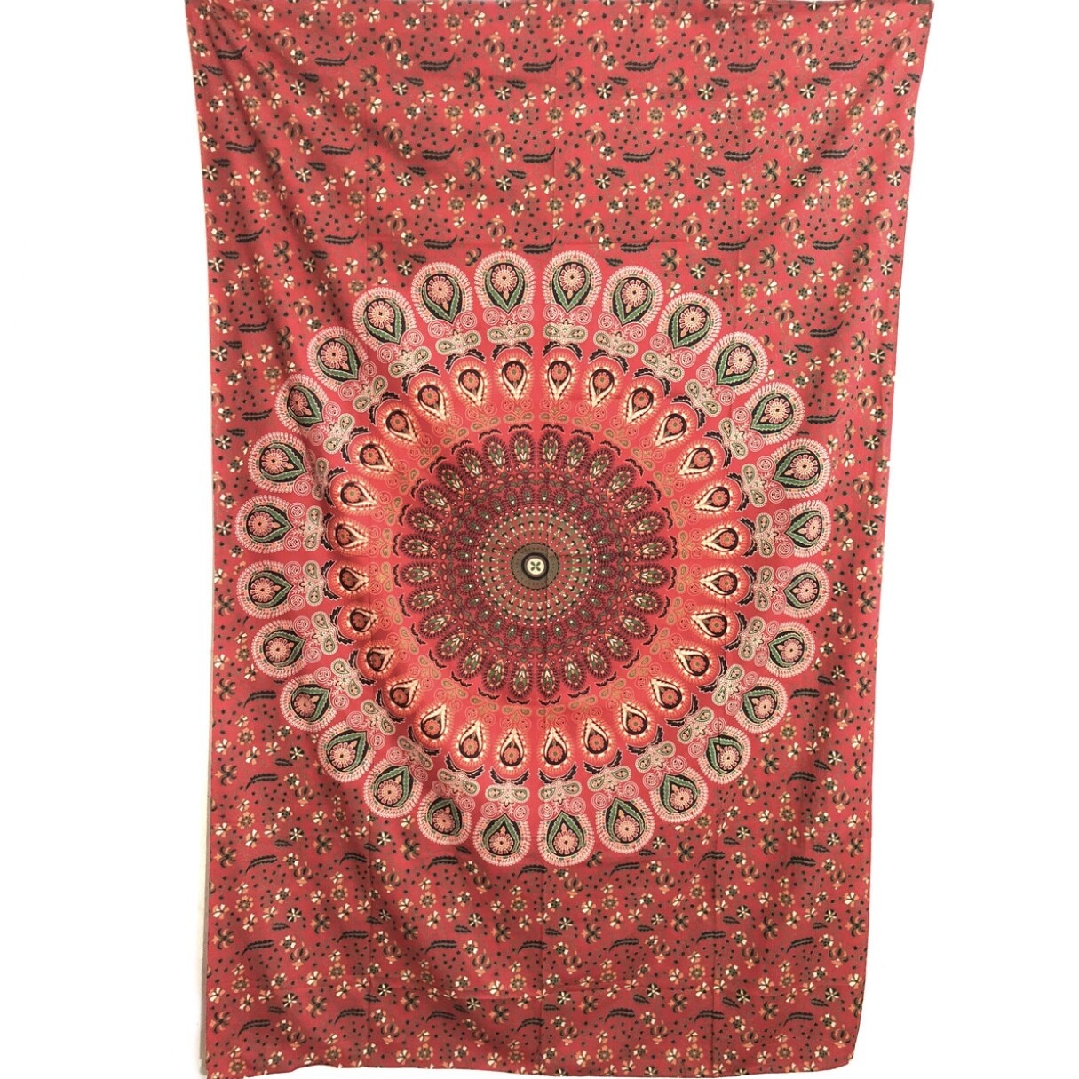RED MANDALA HIPPIE TAPESTRY