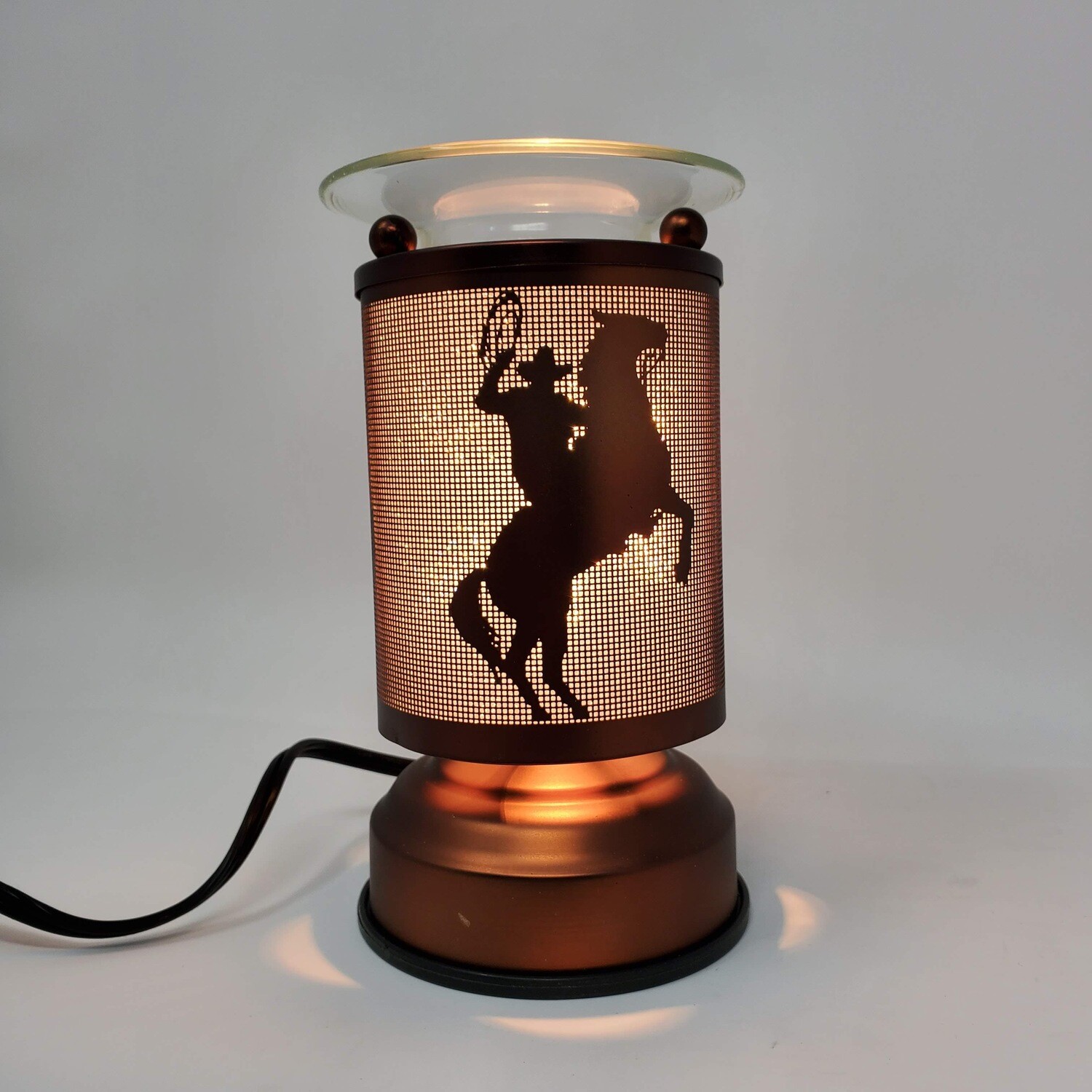 COWBOY COPPER TOUCH LAMP