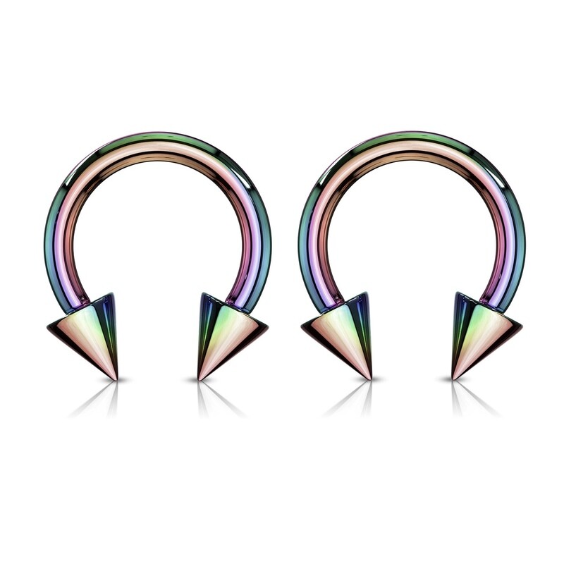 2PK RAINBOW SPIKE HORSE