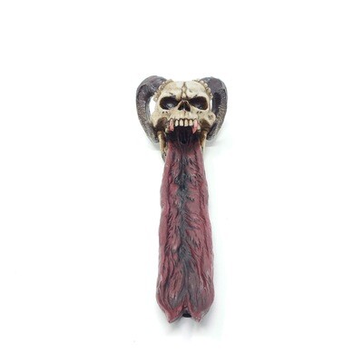 RAM HORNED SKULL INCENSE BURNER