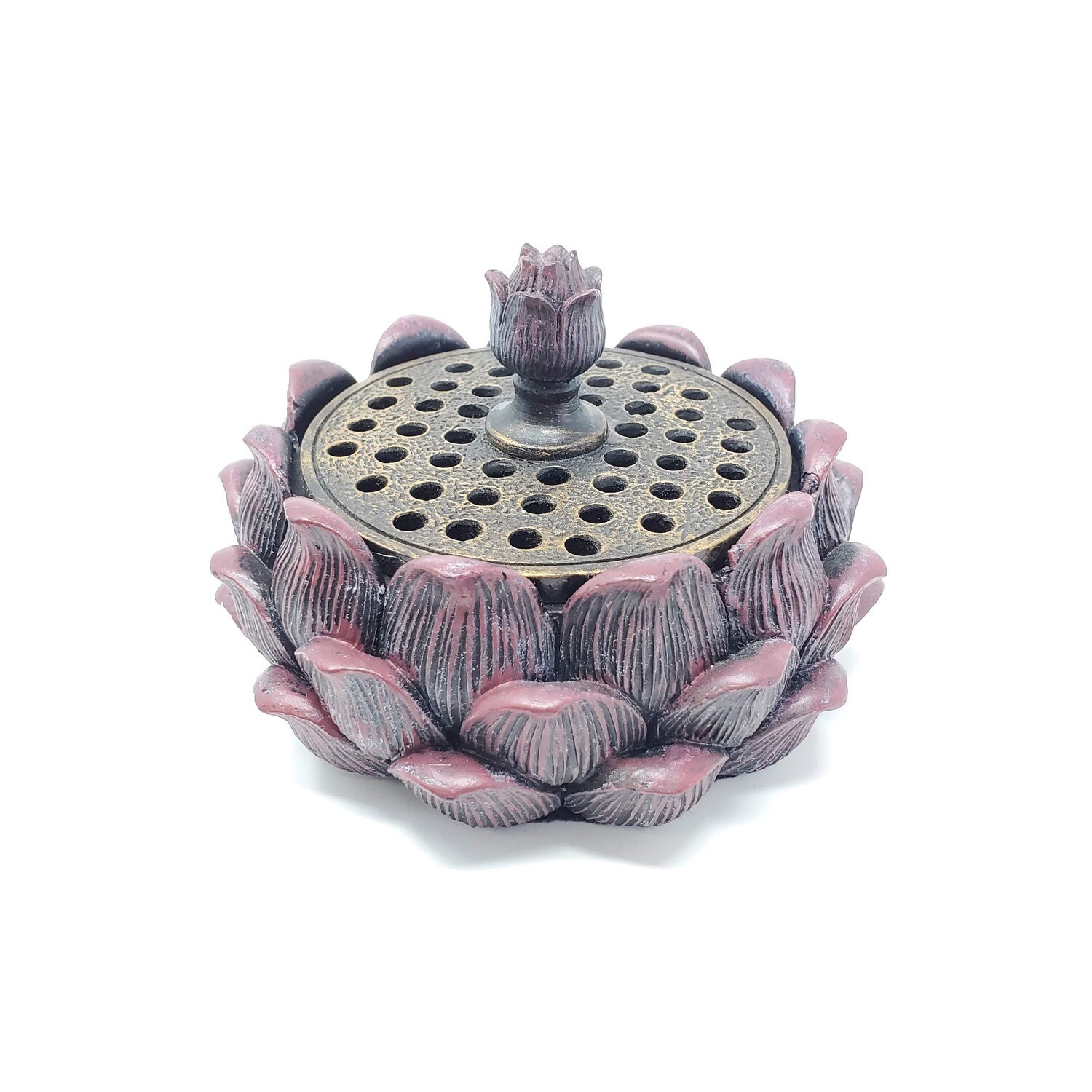 LARGE LOTUS FLOWER CONE/CHARCOAL BURNER