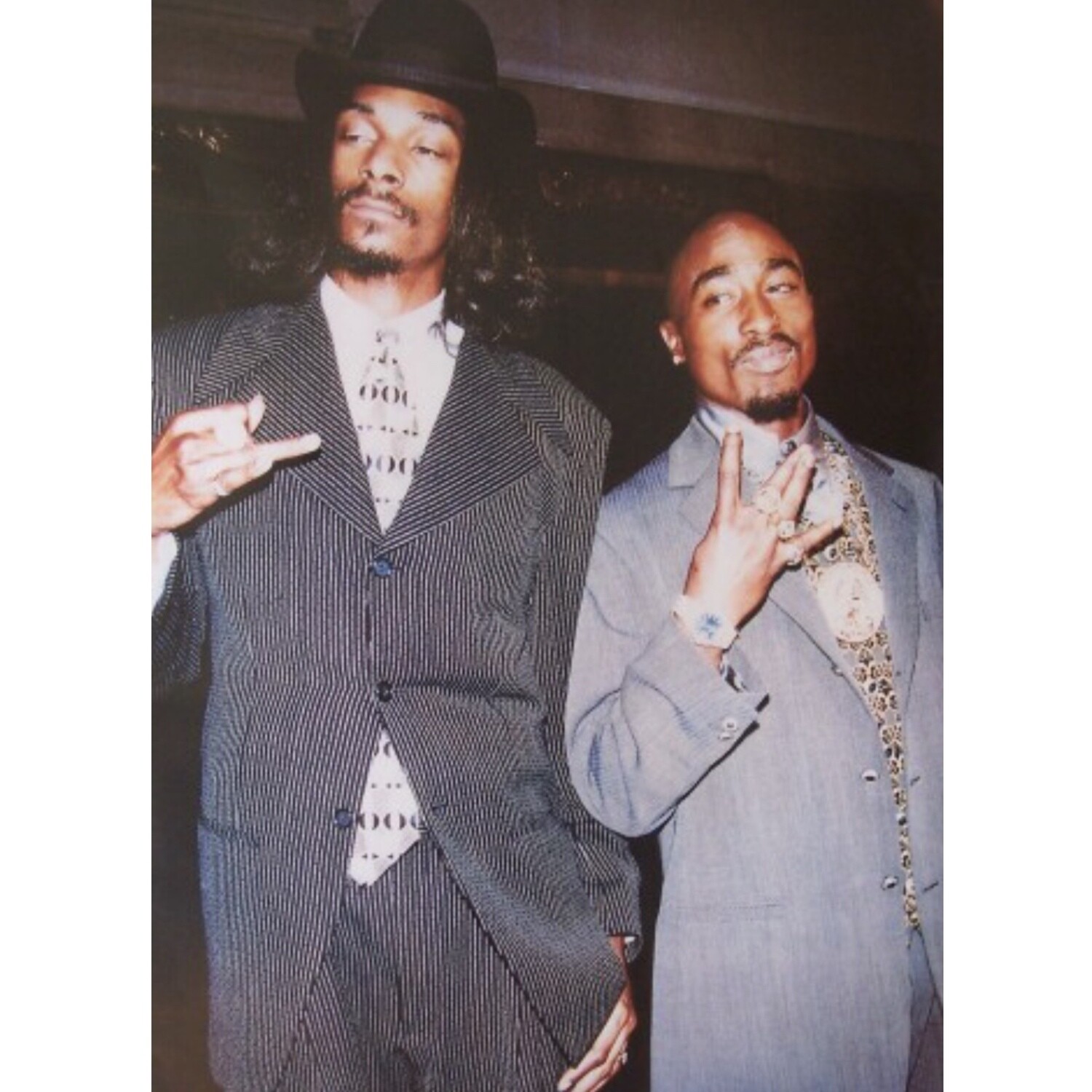 TUPAC AND SNOOP SUITS POSTER