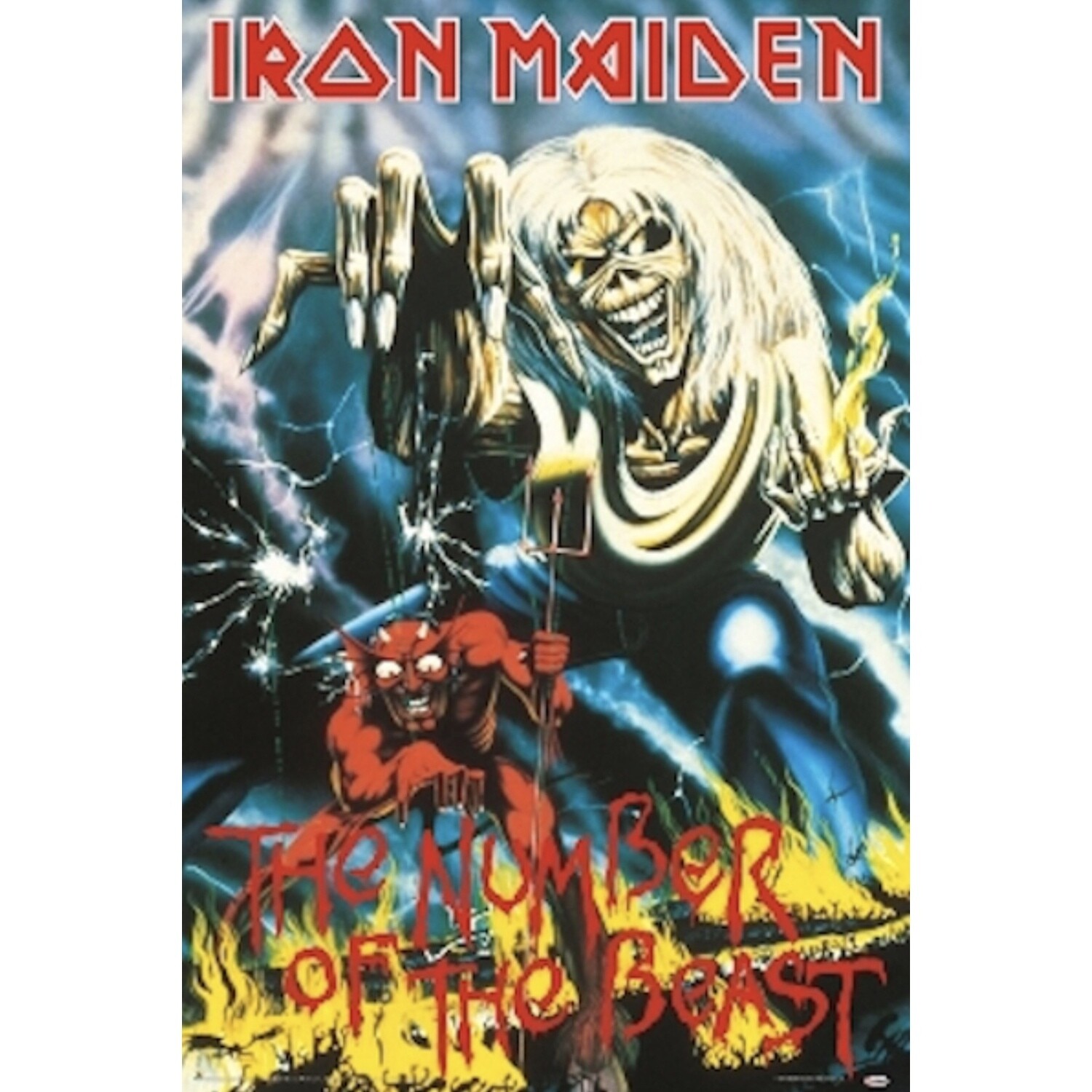 IRON MAIDEN NUMBER OF THE BEAST POSTER